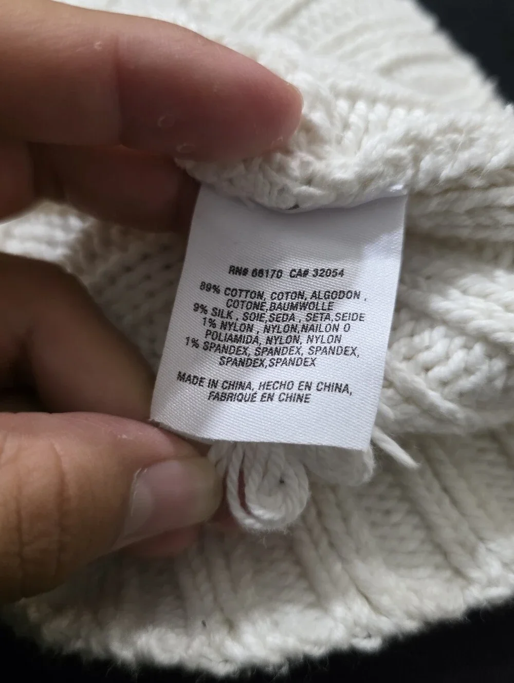 Anthropologie Moth Sweater Womens  White Open Knit Crochet Pullover Boho Chic